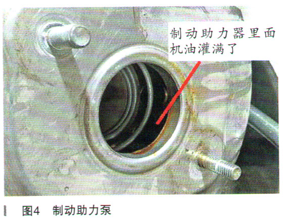 宝马520Li轿车制动刹不住检修4