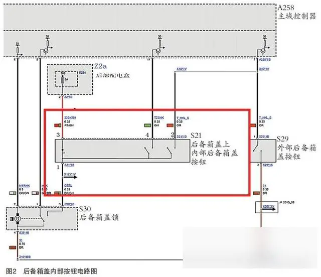 宝马X3后备箱内部按钮无反应2