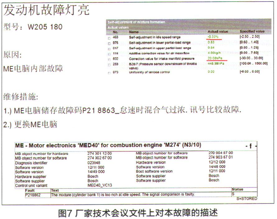 奔驰C180新车发动机故障灯亮检修7.jpg