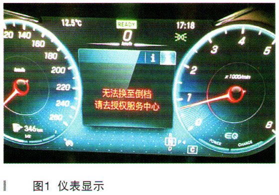 奔驰C260无法挂入倒挡、仪表上有红色报警1.jpg
